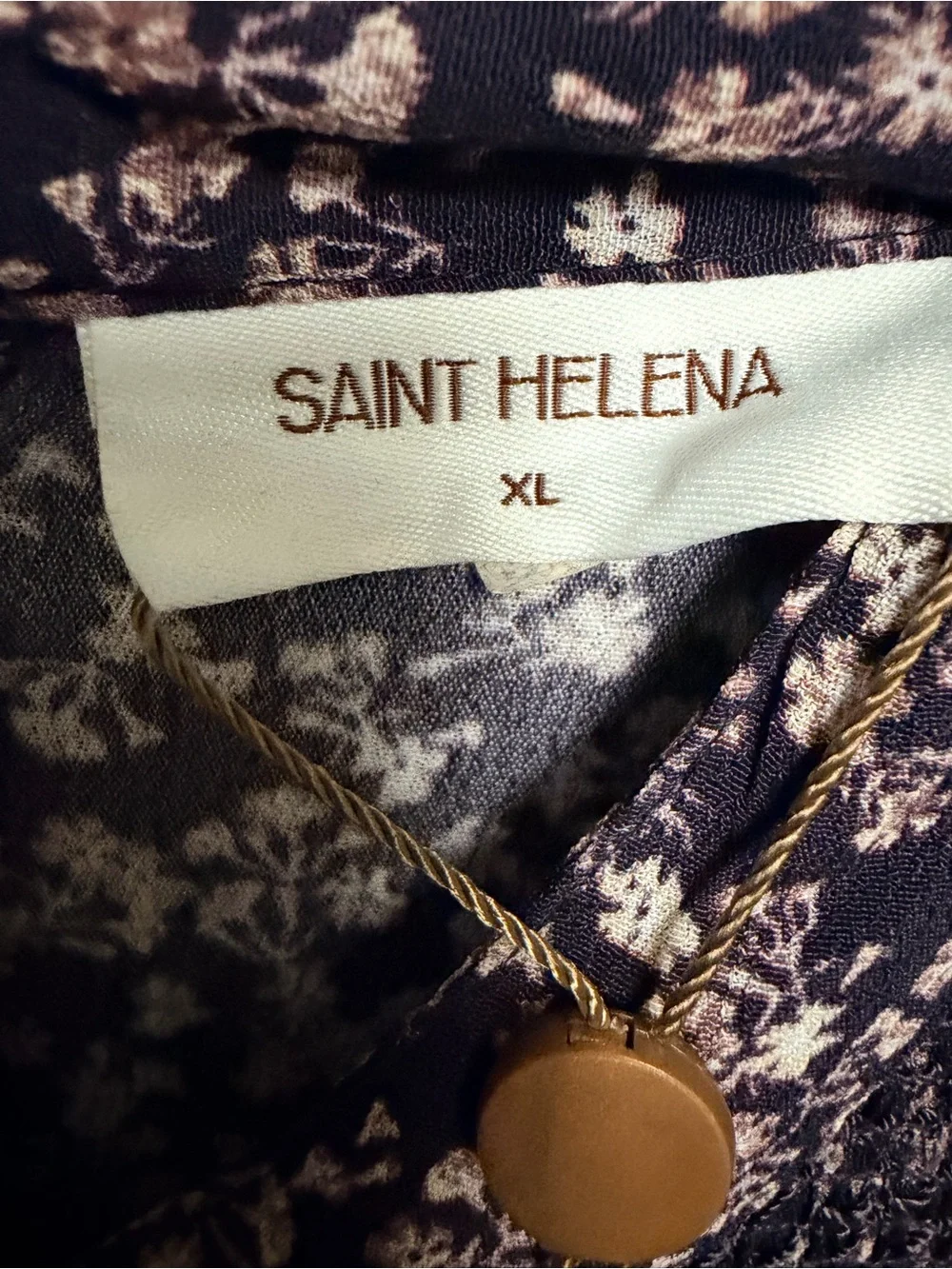NWT- Free People Saint Helena  Floral Wide-Leg Jumpsuit - Purple